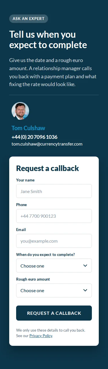 Callback form, build on staging, 375px