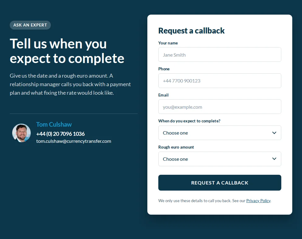 Callback form, build on staging, 992px