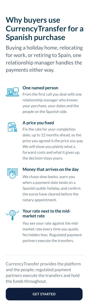 Why buyers use CurrencyTransfer, Figma frame, 375px